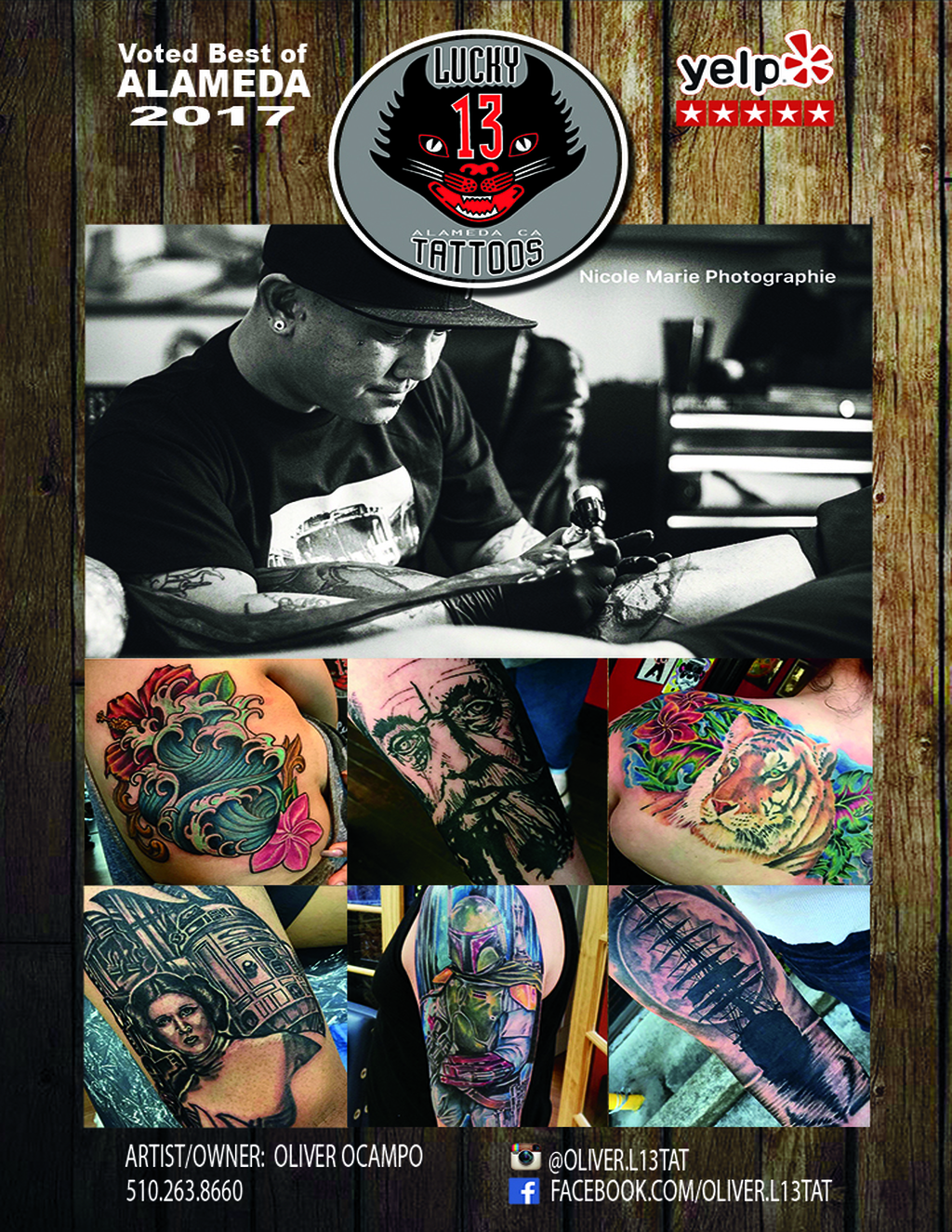 Lucky 13 Tattoo by Sebbe  Tattoo Insider
