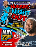 Flier for Nurses Night Out Comedy Show