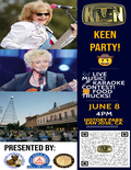 Flier for Radio KEEN Event